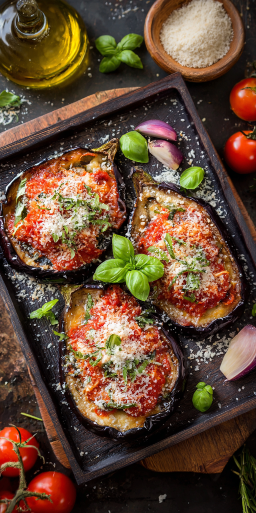Auberginen-Auflauf Parmigiana