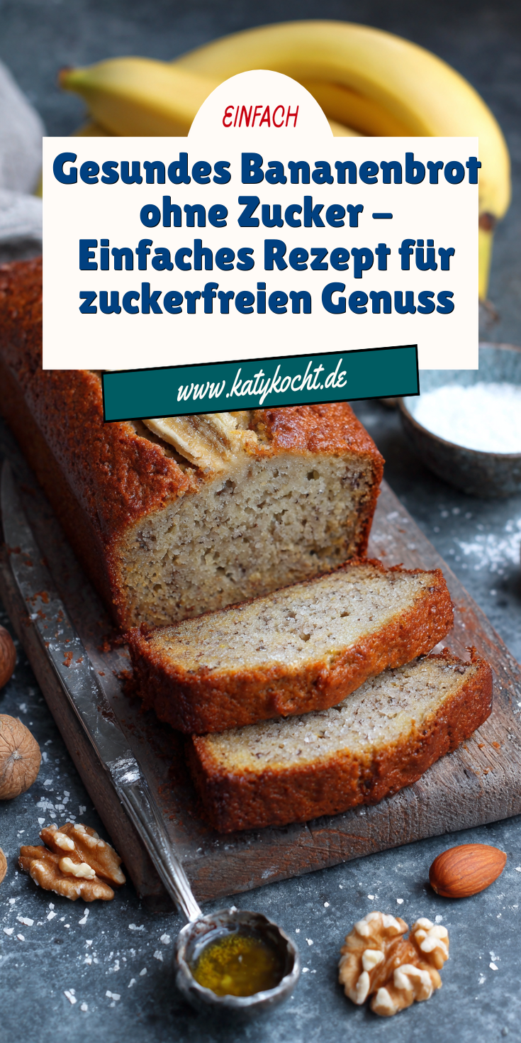 Bananenbrot ohne Zucker