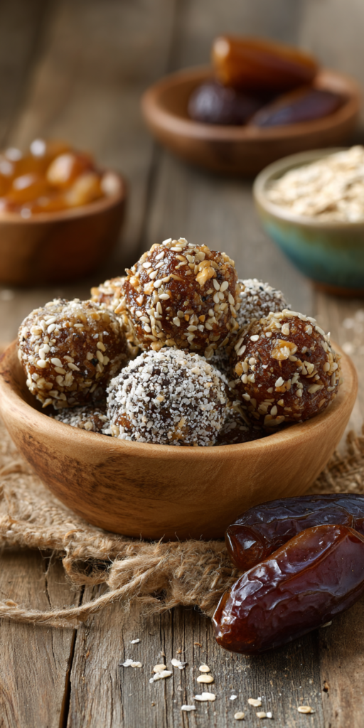Dattel-Nuss Energiebällchen