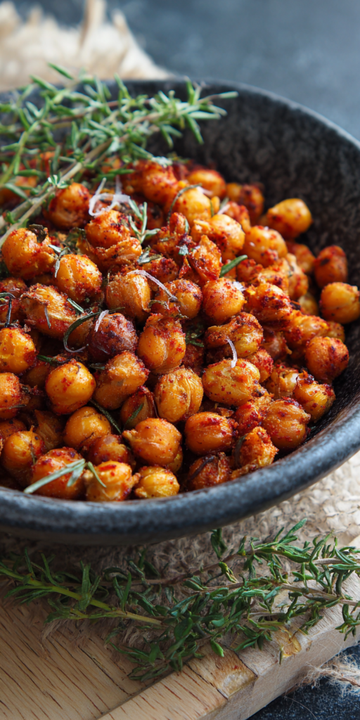 Geröstete Kichererbsen mit Paprikagewürz