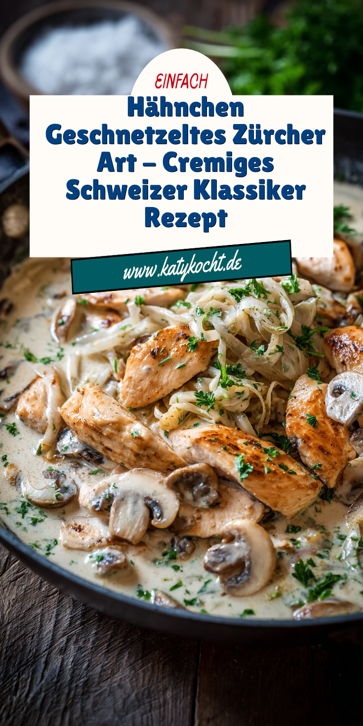 Hähnchen-Geschnetzeltes Zürcher Art