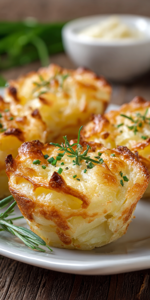 Kartoffelgratin-Muffins