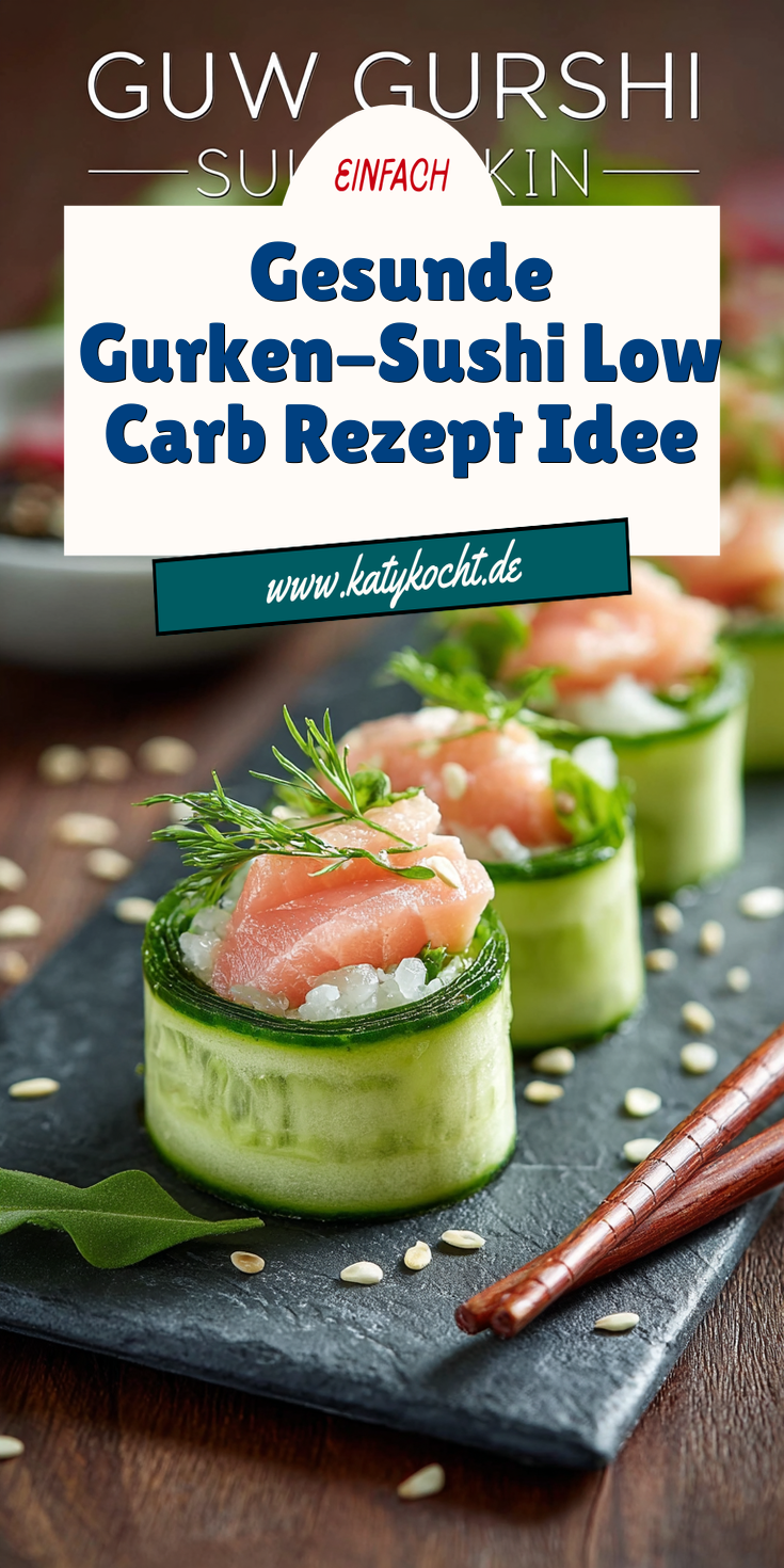 Low Carb Gurken-Sushi