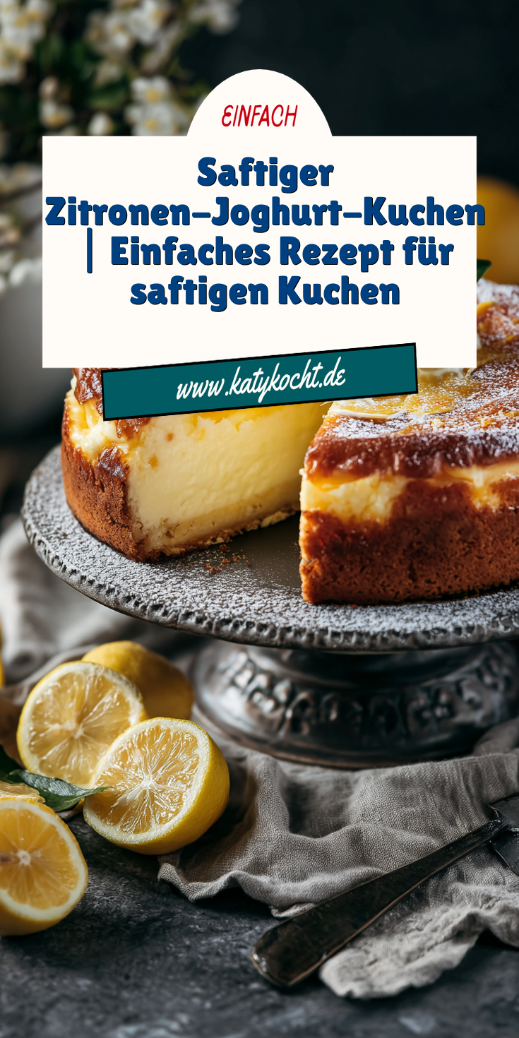 Saftiger Zitronen-Joghurt-Kuchen