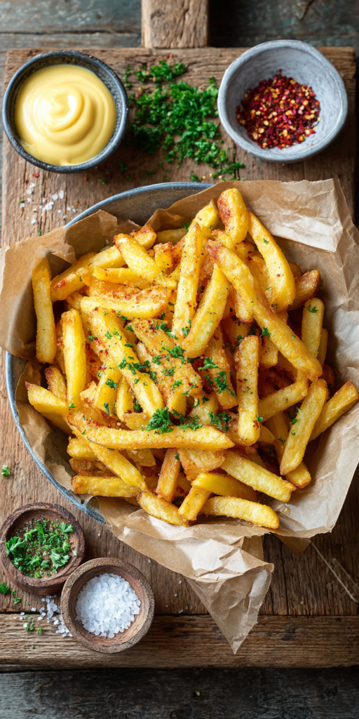 Selbstgemachte Pommes aus dem Ofen