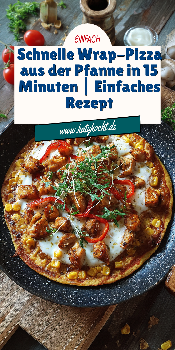 Wrap-Pizza aus der Pfanne