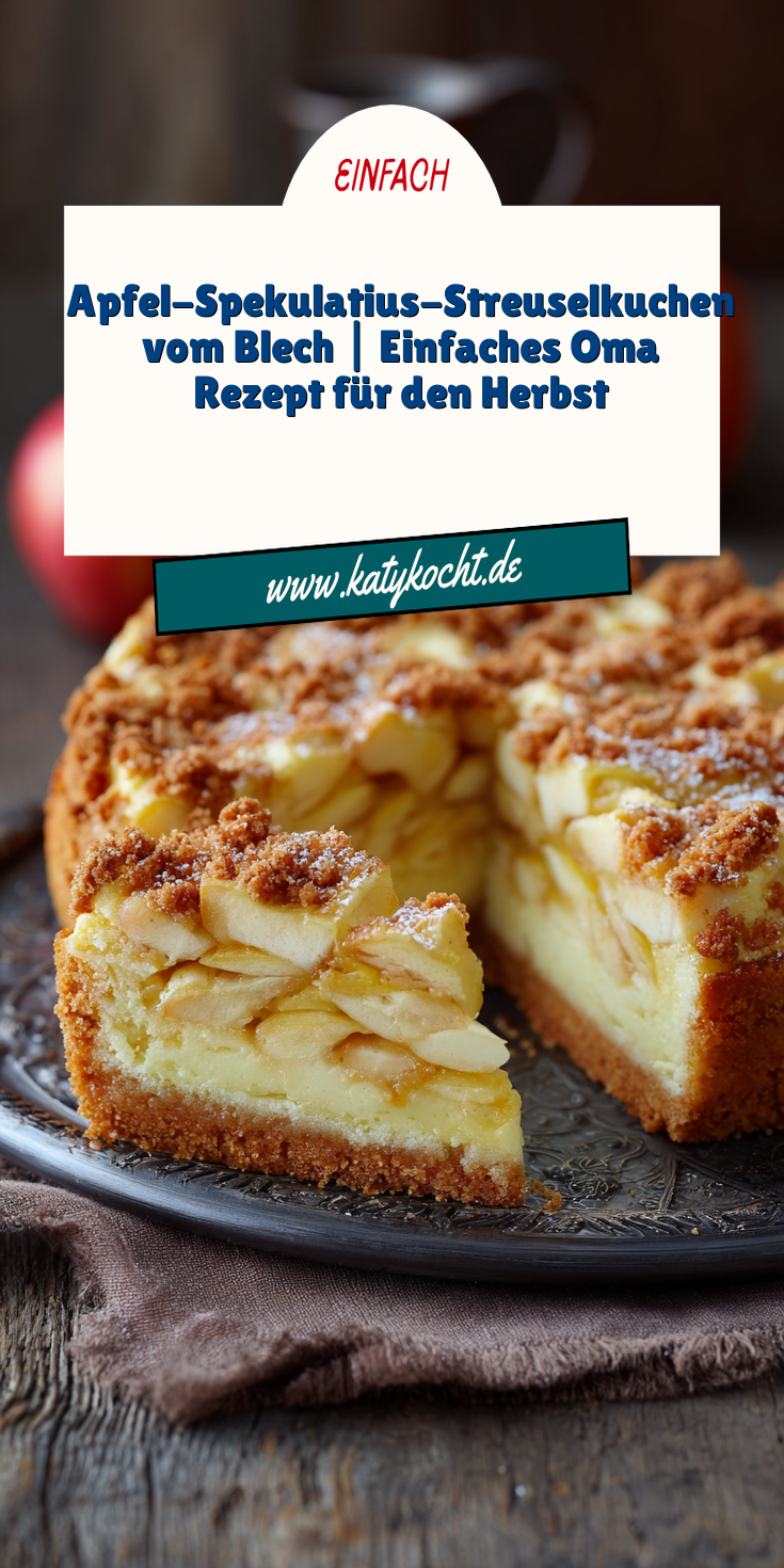 Apfel-Spekulatius-Streuselkuchen vom Blech | Omas Rezept 2026