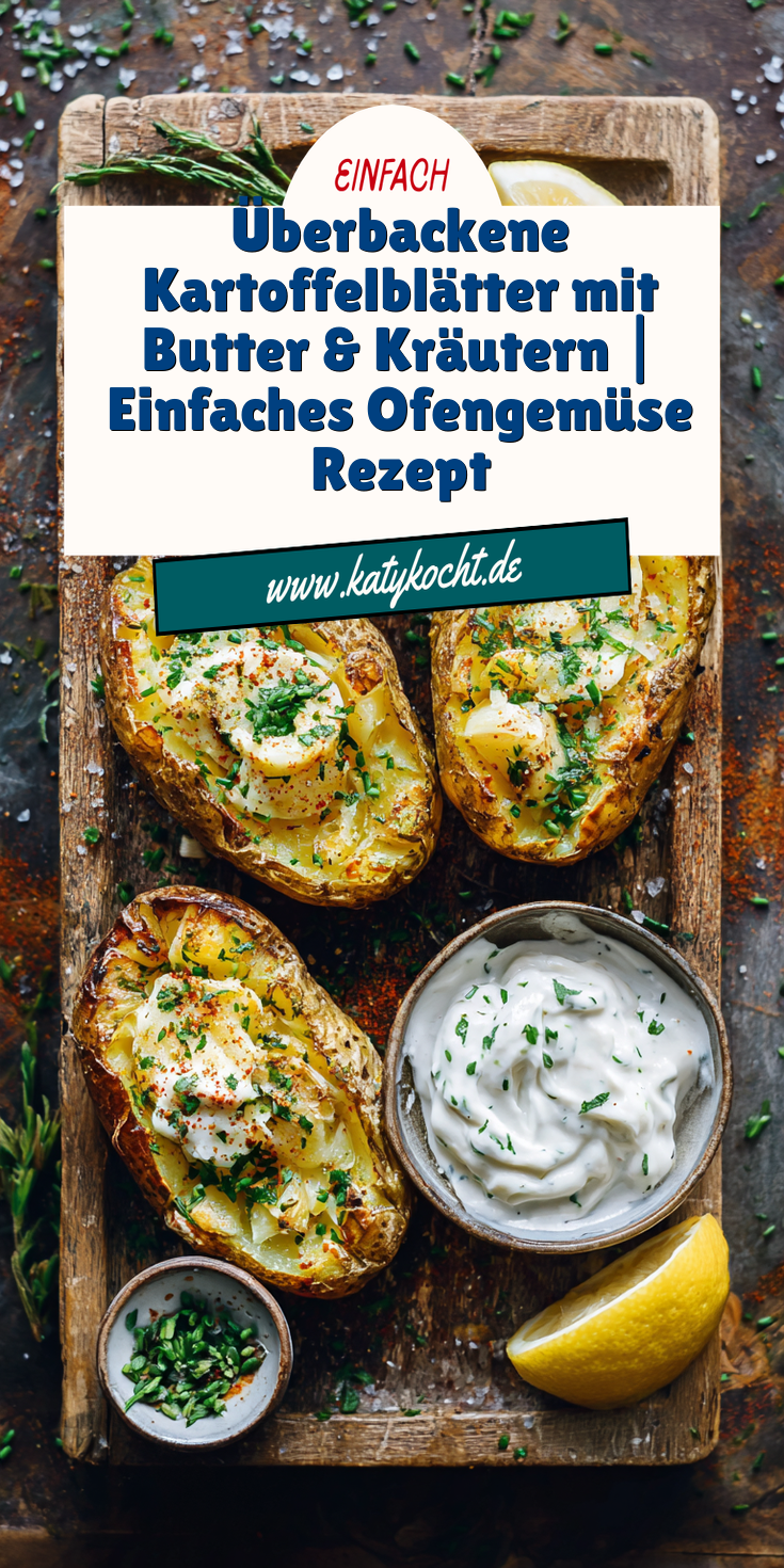 Überbackene Kartoffelblätter mit Butter & Kräutern | Foodporn 2026