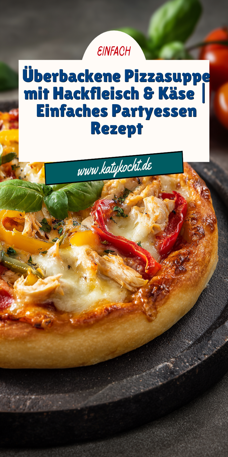 Überbackene Pizzasuppe mit Hackfleisch & Käse | Party Hit 2026