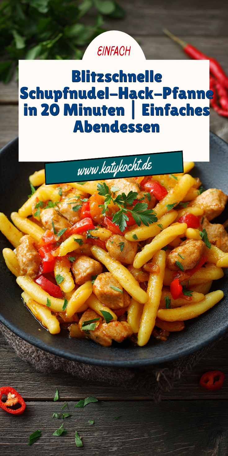 Blitzschnelle Schupfnudel-Hack-Pfanne in 20 Minuten | Feierabendküche 2026