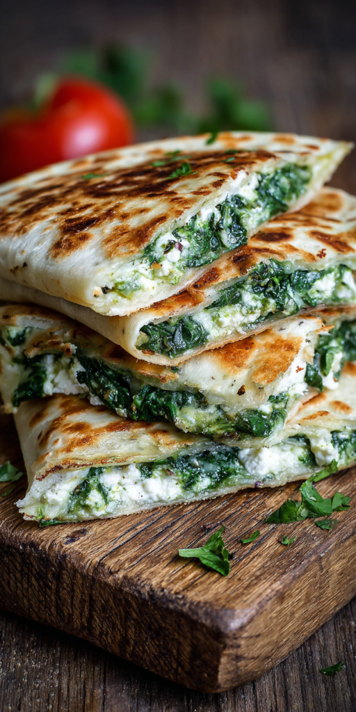 Blitzschnelle Spinat-Feta-Quesadillas | Abendessen in 15 Min 2026