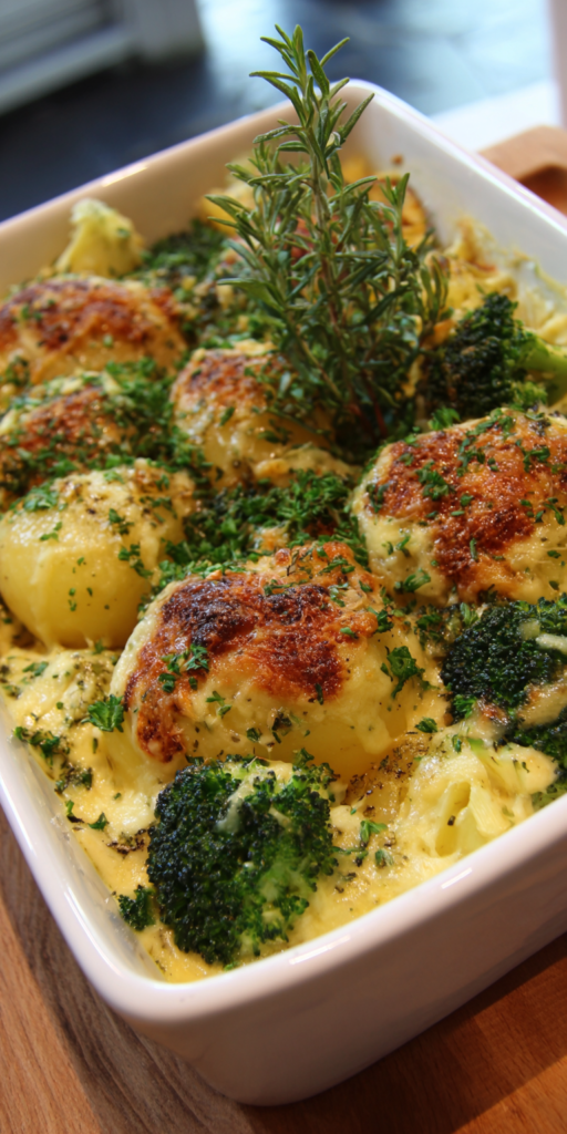 Cremige Brokkoli-Kartoffeln aus dem Ofen | Einfache Beilagen 2026