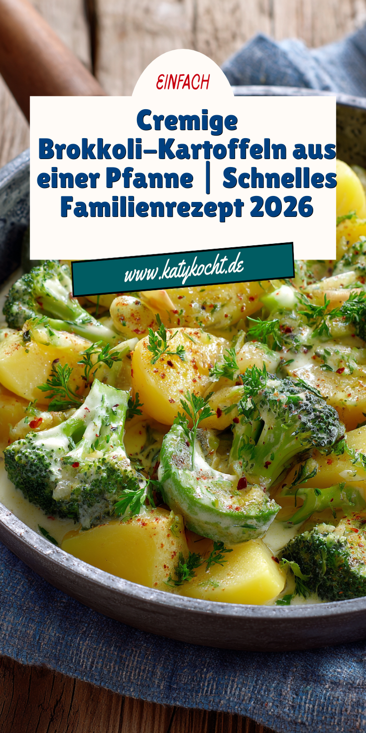 Cremige Brokkoli-Kartoffeln (One Pan) | Schnelle Familienküche 2026