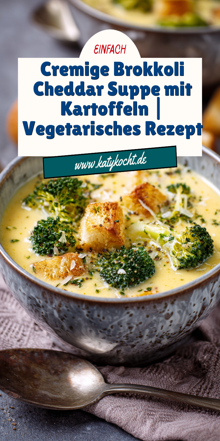 Cremige Brokkoli-Suppe mit Cheddar & Kartoffeln | Vegetarisch 2026