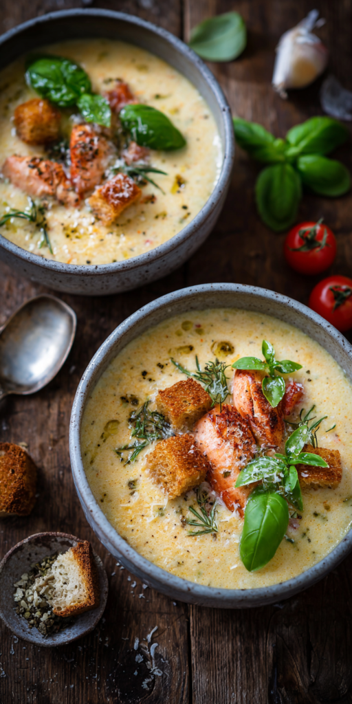 Cremige Hähnchen-Parmesan-Suppe (Slow Cooker geeignet) | Winter 2026