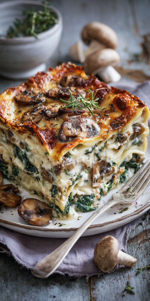 Cremige Pilz-Spinat-Lasagne: Vegetarisches Wohlfühlessen | Ofengerichte 2026
