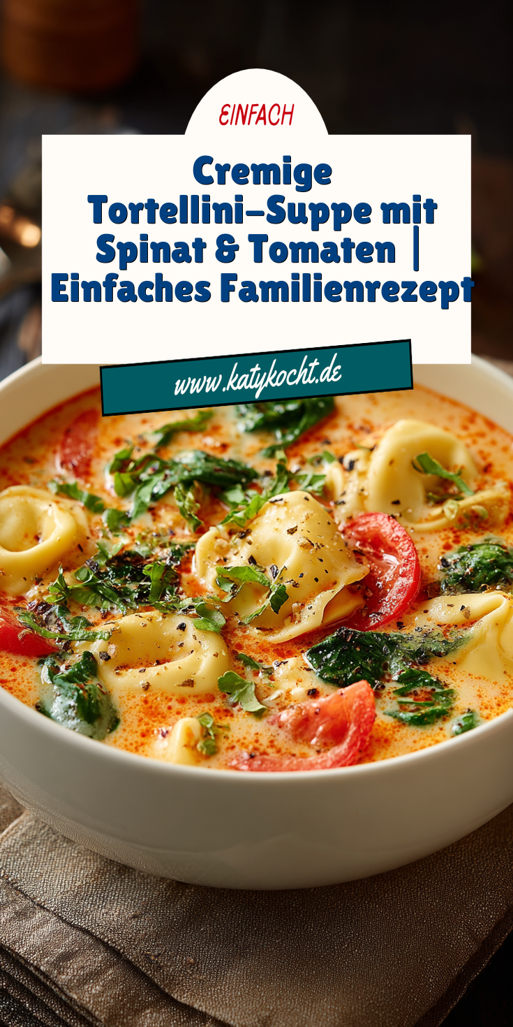 Cremige Tortellini-Suppe mit Spinat & Tomaten | Familien Hit 2026
