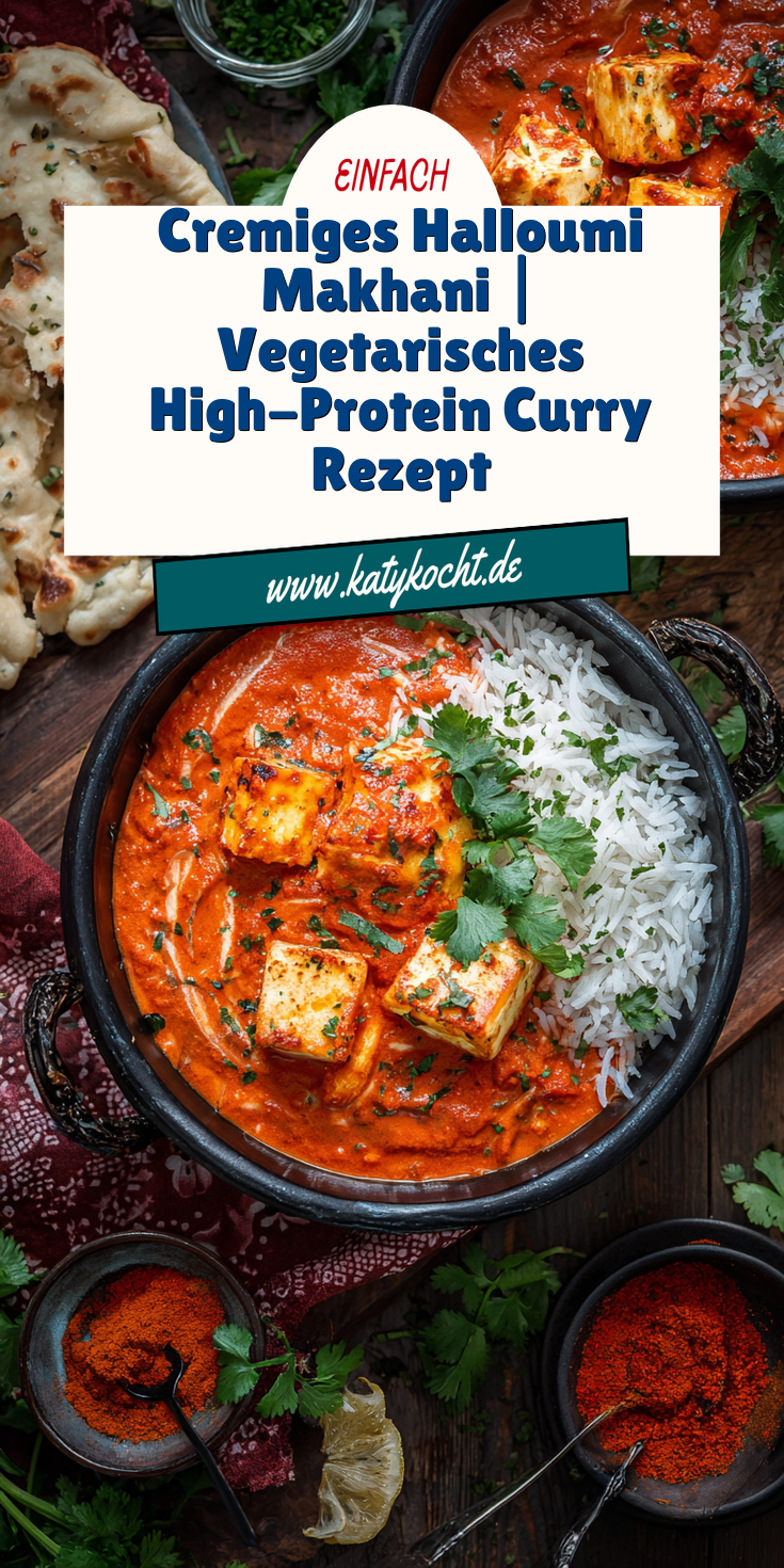 Cremiges Halloumi Makhani (Vegetarisches Butter Chicken) | High Protein Curry 2026
