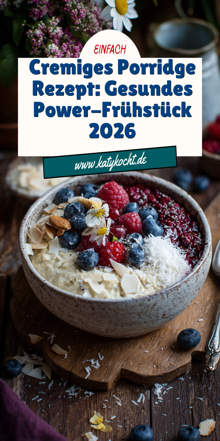 Cremiges Porridge Rezept: Gesund in den Tag starten | Frühstückstrends 2026
