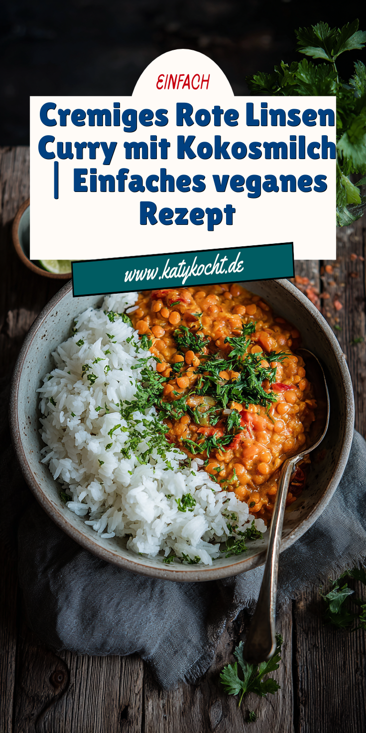 Cremiges Rote Linsen Curry mit Kokosmilch | Vegane Wohlfühlgerichte 2026