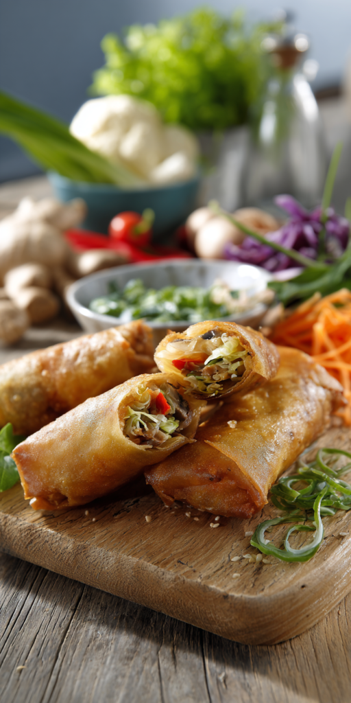 Crispy Frühlingsrollen (Vegetarisch) | Heißluftfritteuse 2026