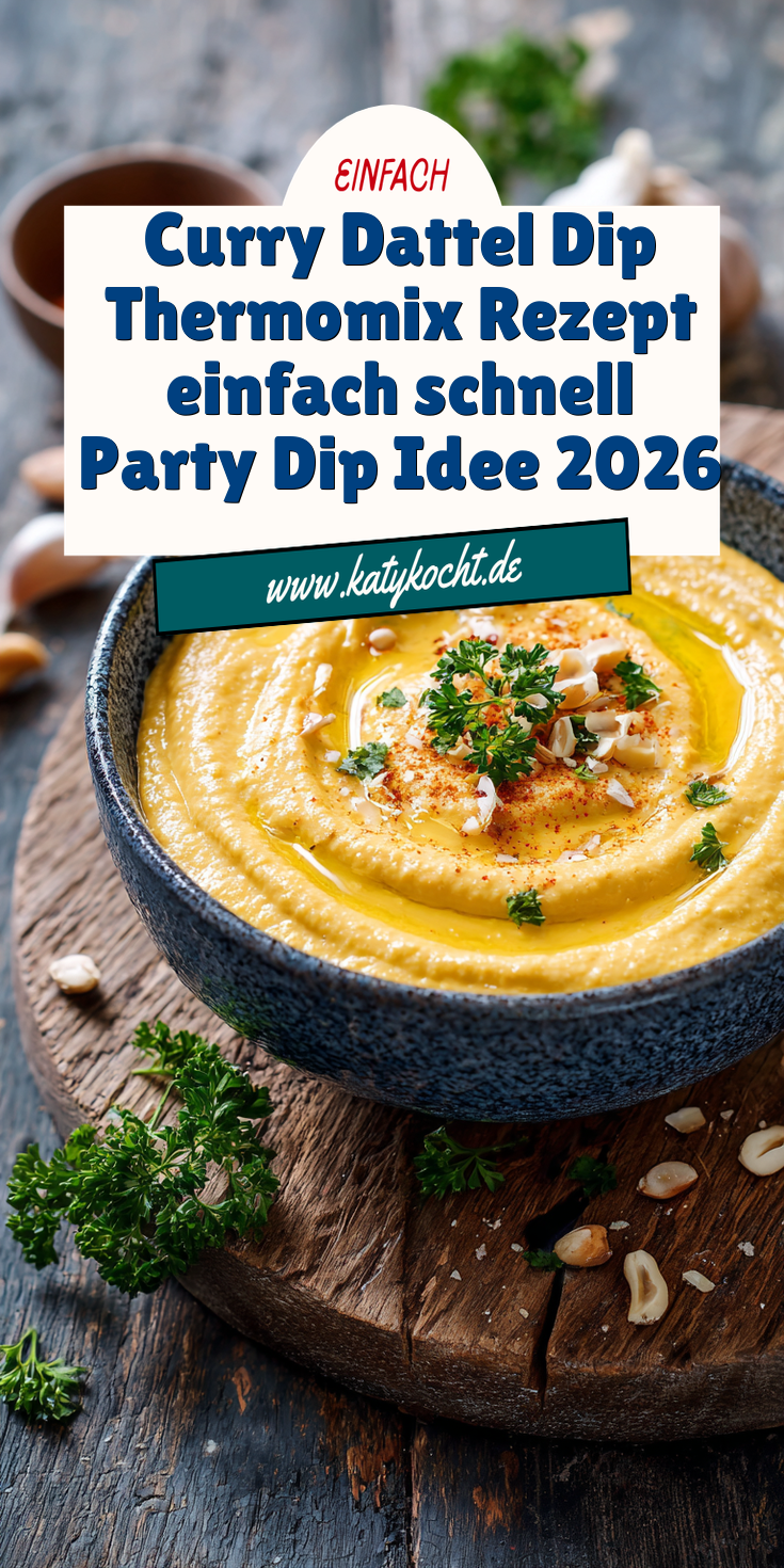Curry-Dattel-Dip: Der Thermomix Klassiker | Party Dips 2026