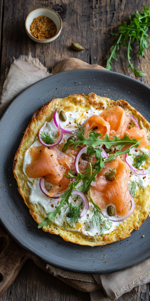 Einfache Kartoffelpizza mit Räucherlachs (Glutenfrei) | Edel & Schnell 2026