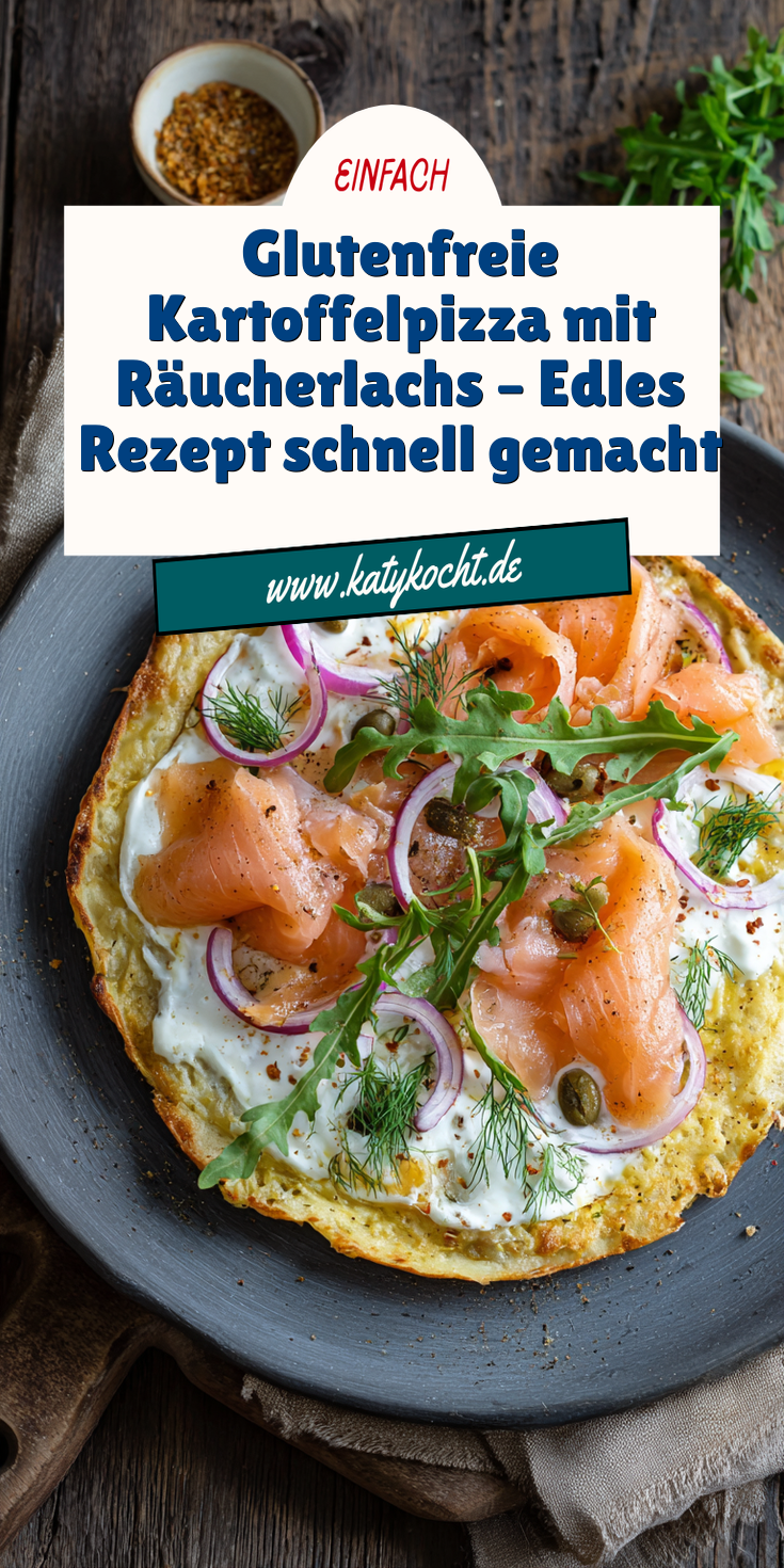 Einfache Kartoffelpizza mit Räucherlachs (Glutenfrei) | Edel & Schnell 2026