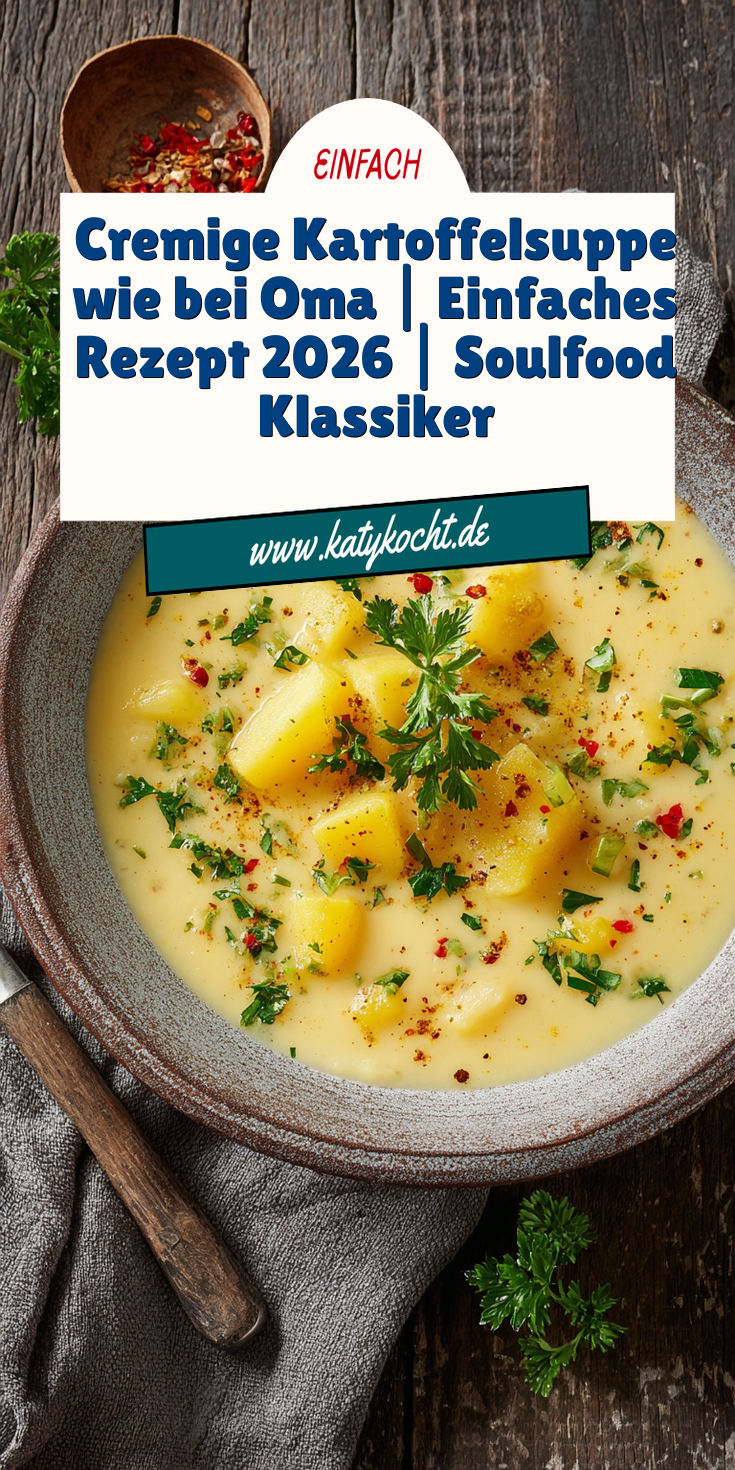Einfache Kartoffelsuppe wie bei Oma (Cremig) | Klassiker 2026