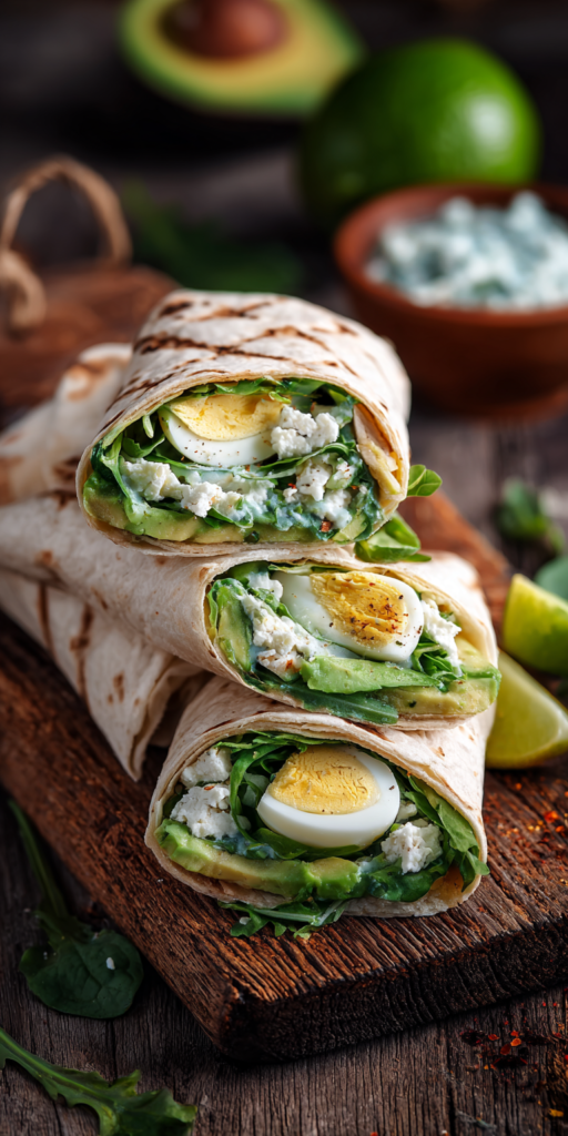 Energiereicher Frühstückswrap mit Ei & Avocado | Gesund 2026