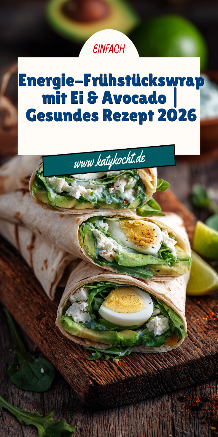 Energiereicher Frühstückswrap mit Ei & Avocado | Gesund 2026