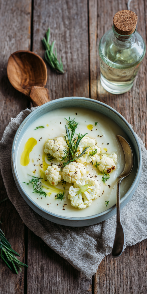 Feine Blumenkohlcremesuppe (Low Carb) | Leichtes Abendessen 2026