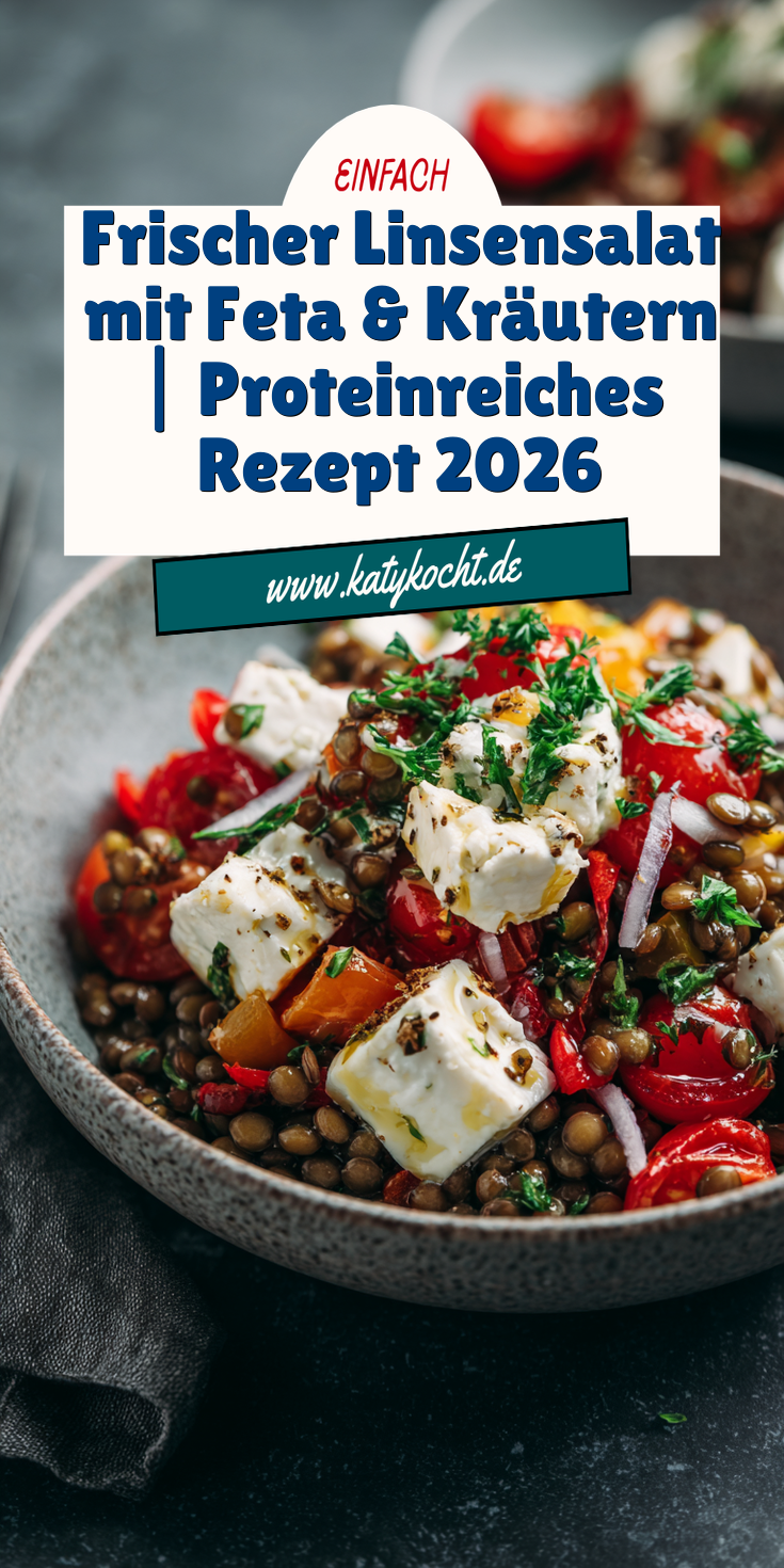 Frischer Linsensalat mit Feta & Kräutern | Proteinreich 2026