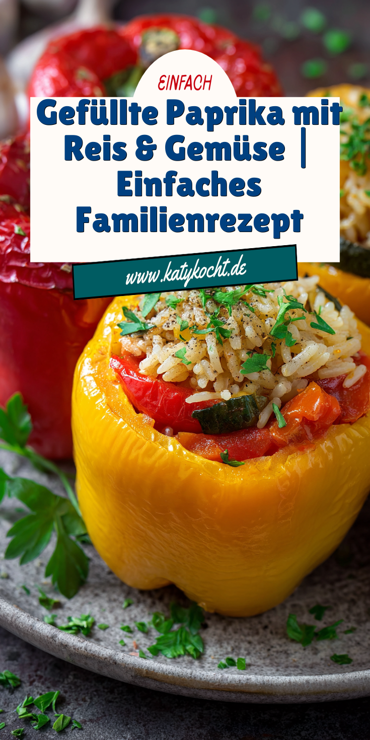 Gefüllte Paprika mit Reis & Gemüse | Herzhaft & Gesund 2026