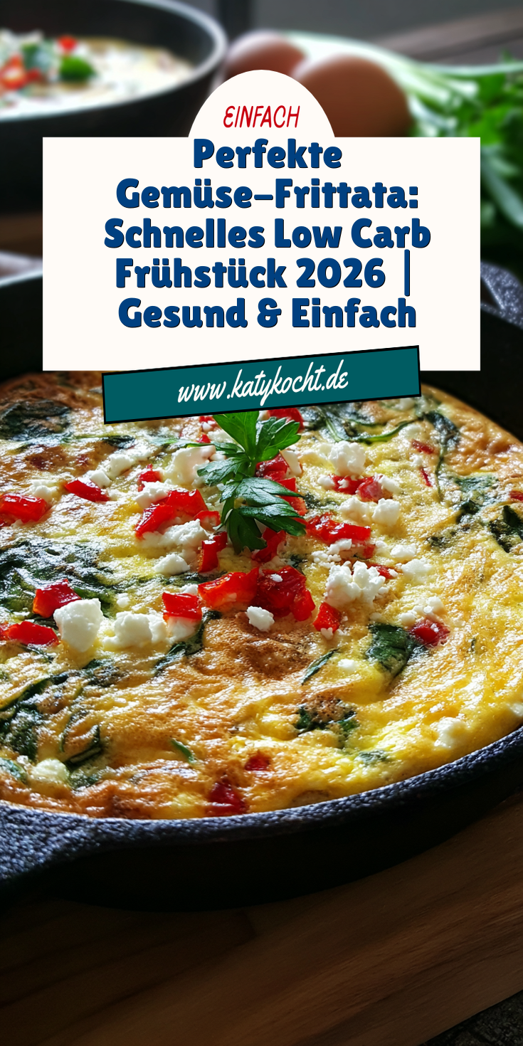 Gemüse-Frittata: Schnell, einfach & gesund | Low Carb Frühstück 2026