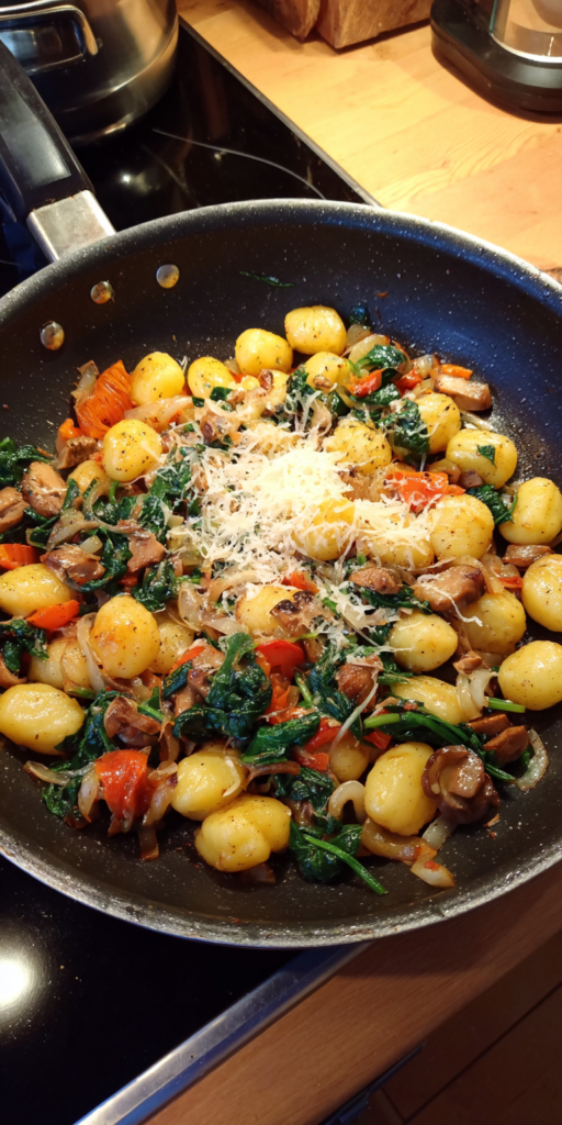 Gnocchi-Kartoffel-Pfanne mit Spinat | In 15 Minuten 2026