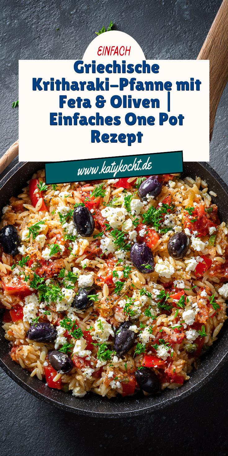Griechische Kritharaki-Pfanne mit Feta & Oliven | One Pot Gerichte 2026