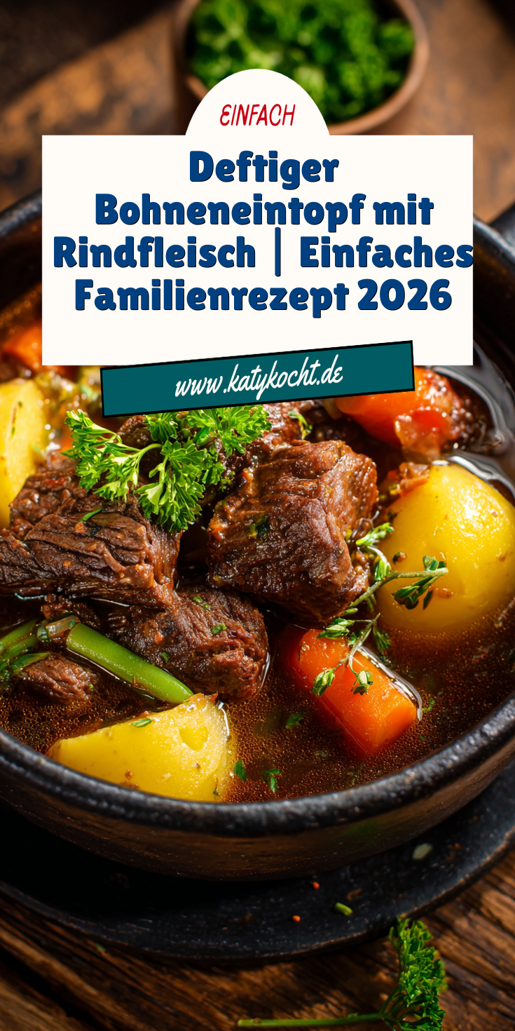 Grüner Bohneneintopf mit Rindfleisch | Deftig 2026
