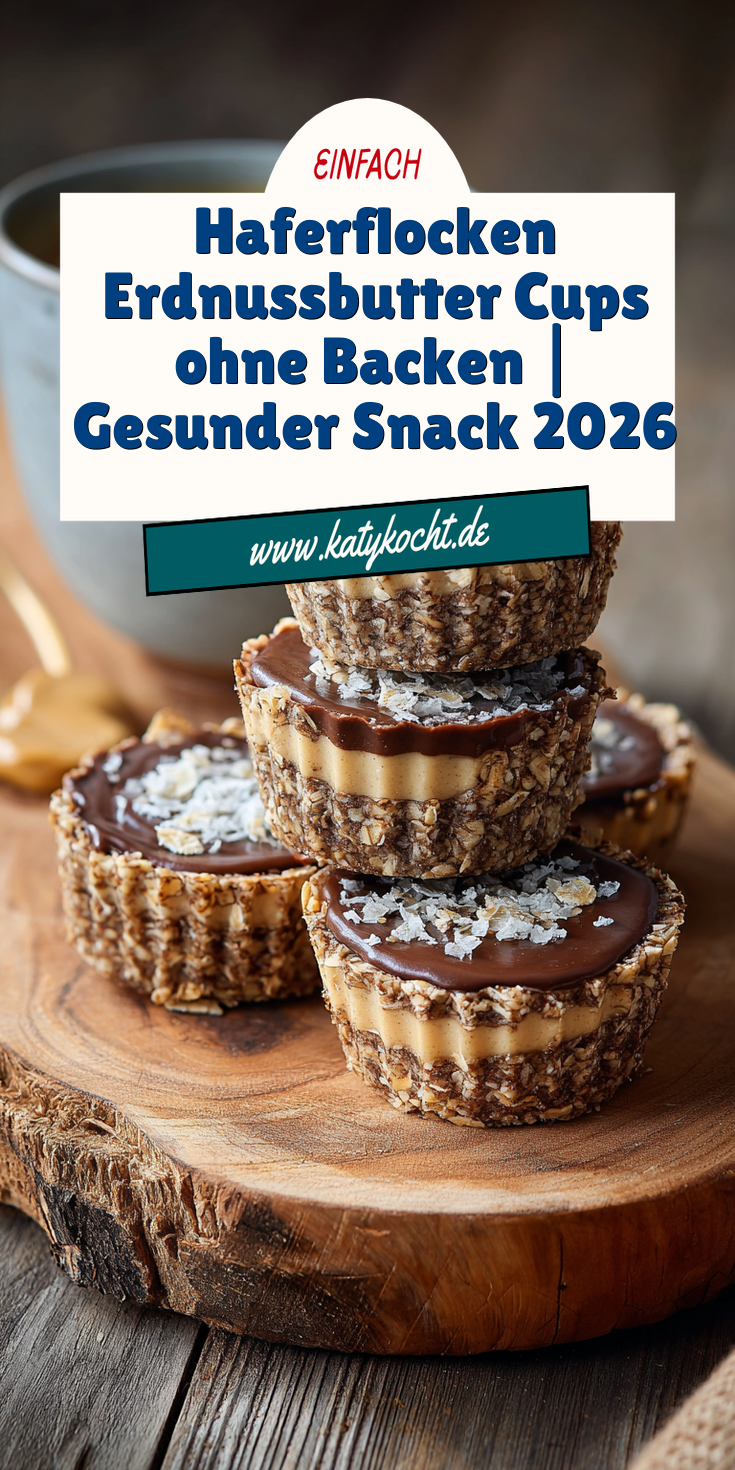 Haferflocken-Erdnussbutter-Cups: Snack ohne Backen | Gesund 2026