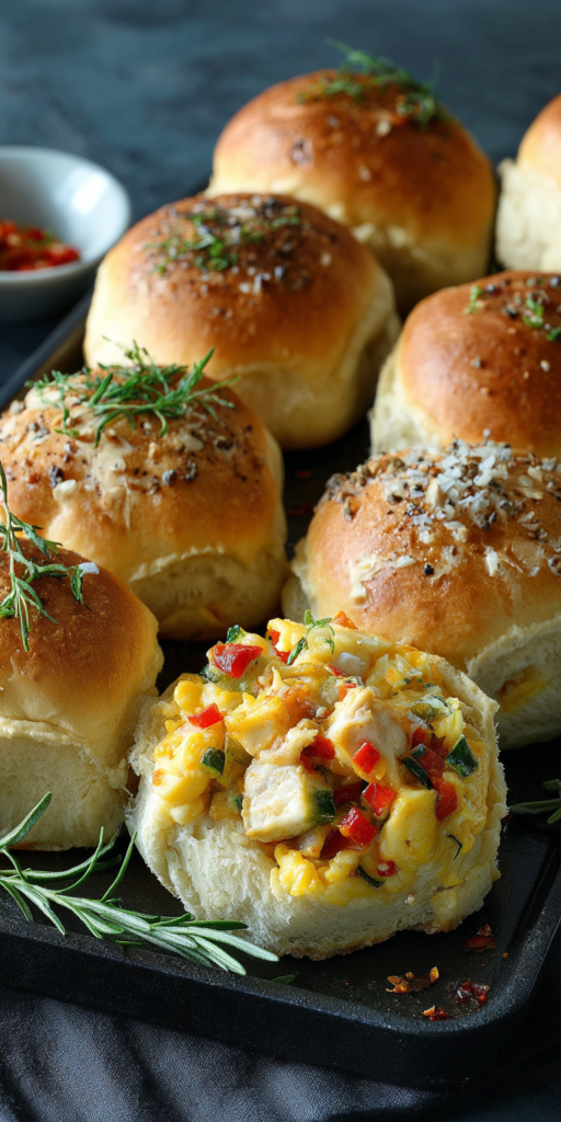 Herzhafte Frühstücksrollen mit Rührei & Käse | Power Frühstück 2026