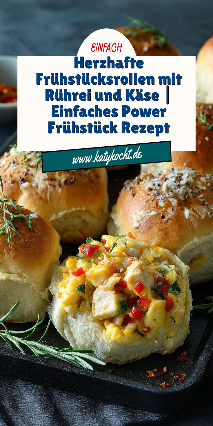 Herzhafte Frühstücksrollen mit Rührei & Käse | Power Frühstück 2026