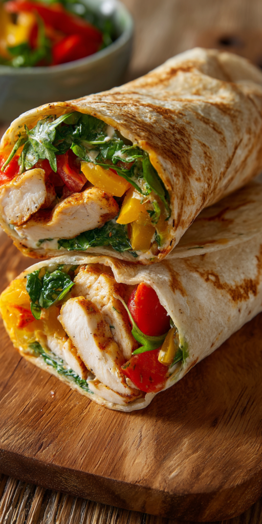 Hähnchen Wraps: Schnell & Gesund für unterwegs | Meal Prep 2026