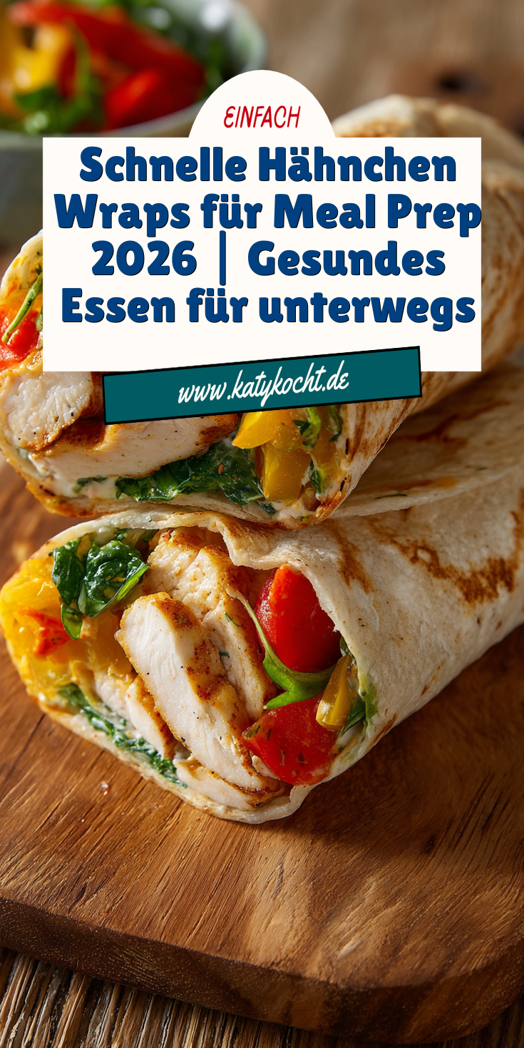 Hähnchen Wraps: Schnell & Gesund für unterwegs | Meal Prep 2026