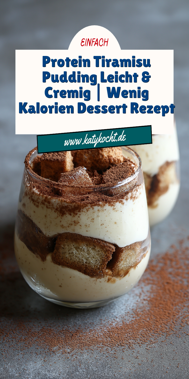 High Protein Tiramisu Pudding (Wenig Kalorien) | Dessert 2026