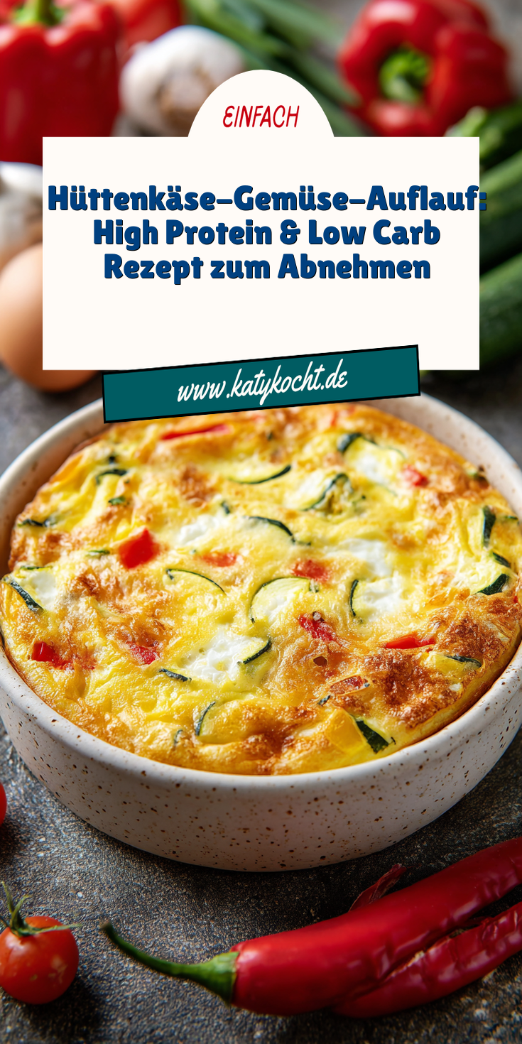 Hüttenkäse-Gemüse-Auflauf: High Protein & Low Carb | Abnehmen 2026