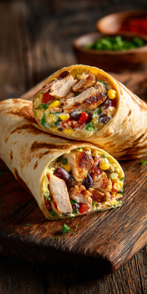 Juicy Southwest Chicken Wrap: Fertig in 10 Minuten | Schnelles Abendessen 2026
