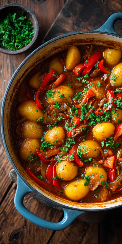 Kartoffel-Gulasch mit Paprika (Vegan möglich) | Günstig Kochen 2026