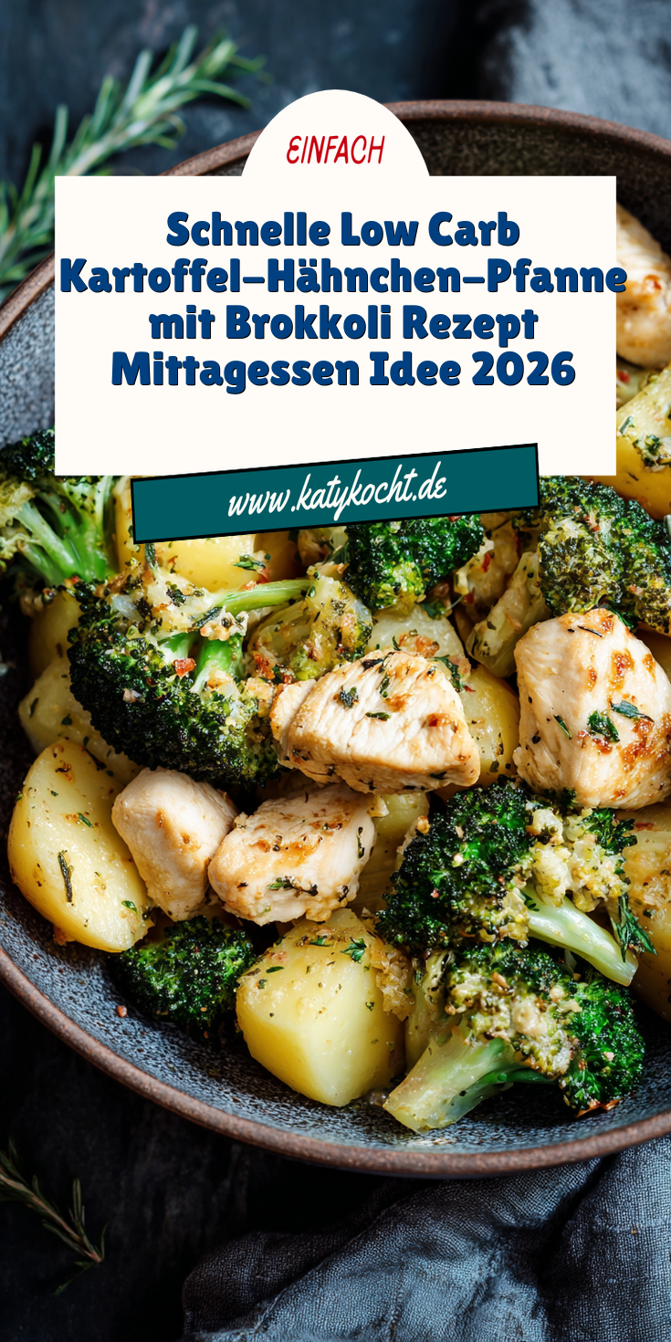 Kartoffel-Hähnchen-Pfanne mit Brokkoli | Low Carb Mittagessen 2026