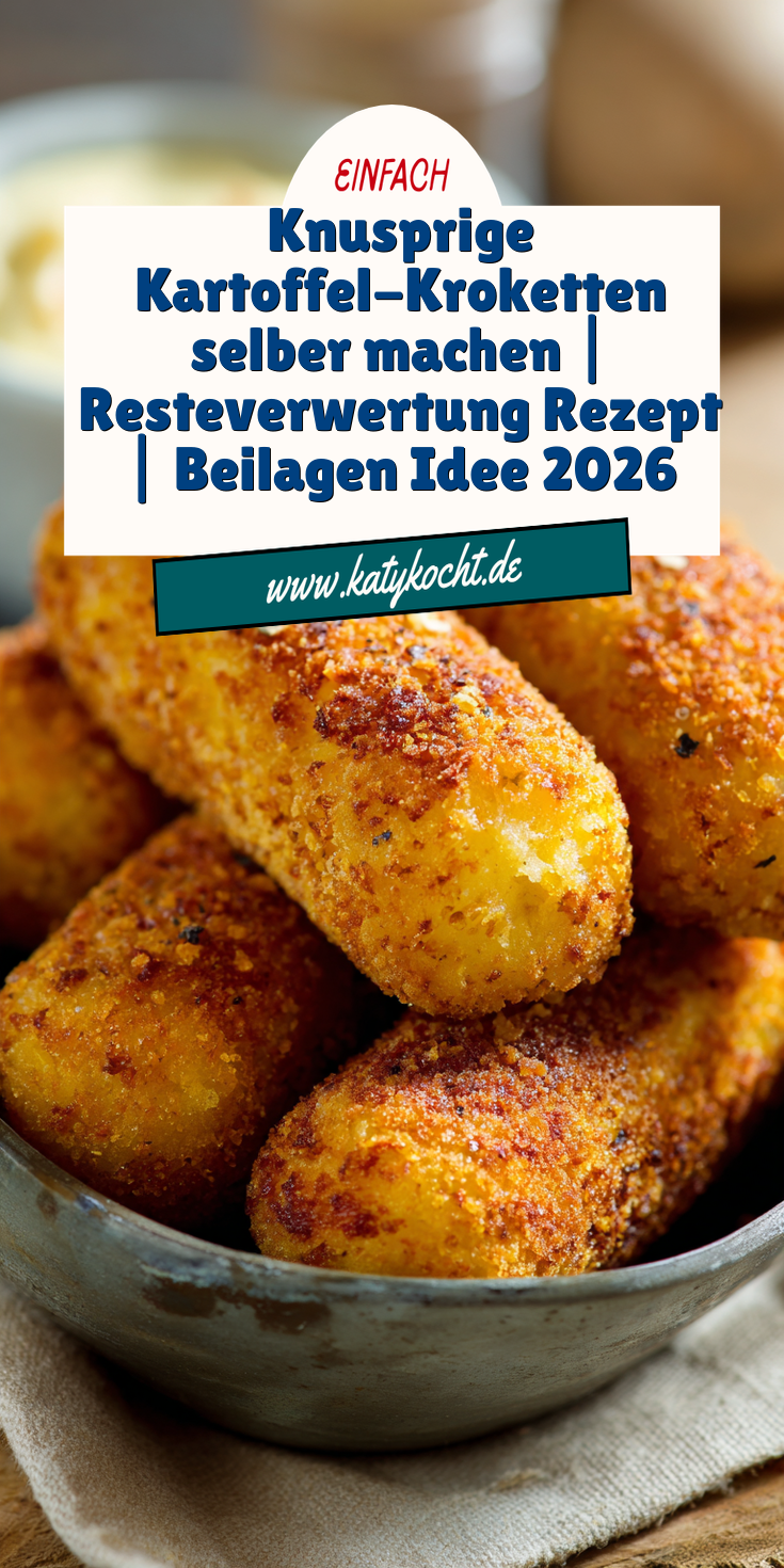 Kartoffel-Kroketten selber machen (Resteverwertung) | Beilagen 2026