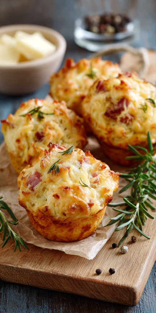 Kartoffel-Muffins mit Käse & Speck | Party Rezepte 2026